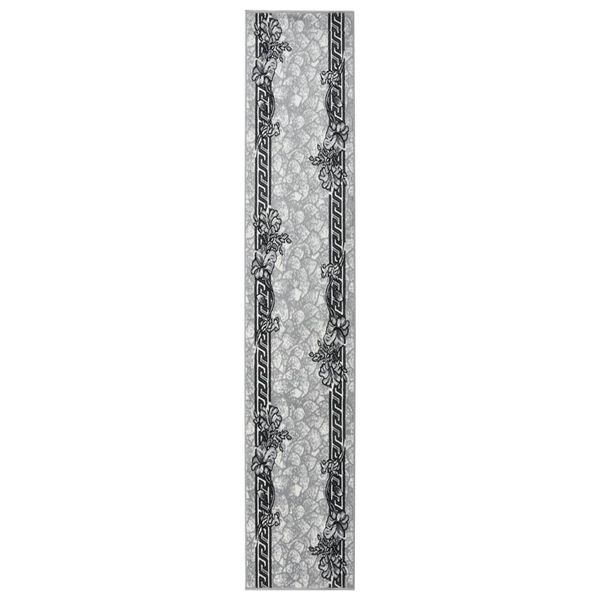 vidaXL Koberec behúň BCF sivý 60x450 cm