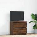 VidaXL TV skrinka Hnedý Dub 60x35x54 cm Drevo