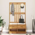 vidaXL Halový strom SANDNES 87x40x159,5 cm masívna borovica