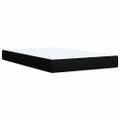 vidaXL Boxspring posteľ s matracom čierna 120x190 cm látka
