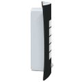 vidaXL Exteriérové nástenné svietidlo 2 ks Čierna 23,5 x 9 x 26 cm