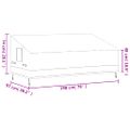 vidaXL Obal na 3-miestnu lavicu béžový 198x97x48/74 cm 600D oxford