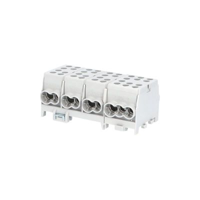 Svorkovnica rozbočovacia HLAK 35-4/10 GR-S, 125A, 4pól., AL/CU, IP20, 4xŠ, na DIN /2080438