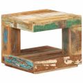 vidaXL Konferenčný stolík 45x45x40 cm masívne recyklované drevo