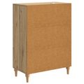 vidaXL Servírovacia skriňa Dub artisan 66 x 34,5 x 90 cm