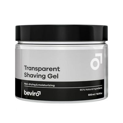 Gél na holenie BEVIRO Invisible shaving gel 500 ml