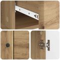 vidaXL Servírovacia skriňa Dub artisan 66 x 34,5 x 90 cm