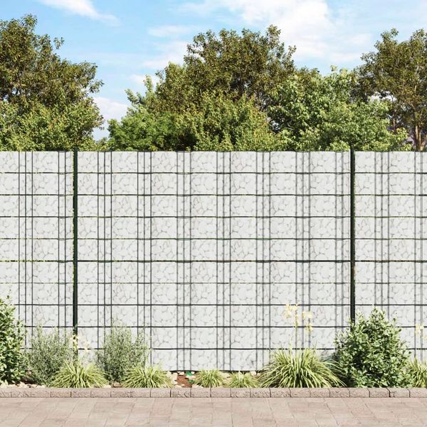 vidaXL Ochranné pásy proti hmyzu, mramorový vzhľad, sivé, 70x0,19 m, PVC