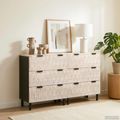 vidaXL Servírovacia skriňa 2 ks 60 x 33 x 75 cm Masívne mango drevo