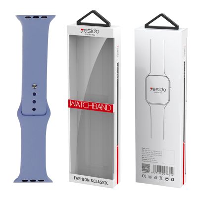 YESIDO WB44 SILICONE STRAP FOR iWATCH S 38/40/41 (97+110) #49 FEN LAN