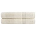 vidaXL Prémiové uteráky do sauny SOLUND 2 ks krémové 80x200cm 600 g/m2