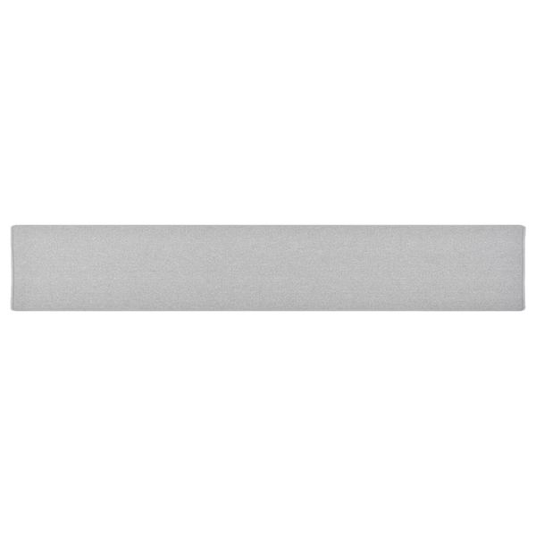 vidaXL Kobercový behúň svetlosivý 50x300 cm