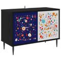 vidaXL TV skrinka MAINZ 69 x 33 x 50,5 cm Čierny dub Kompozitné drevo