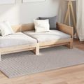 vidaXL Kusové koberce SIROLO Piesková 170 x 120 cm Polyester