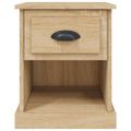 vidaXL Nočný stolík dub sonoma 39x39x47,5 cm spracované drevo
