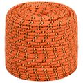 vidaXL Lodné lano oranžové 8 mm 25 m polypropylén