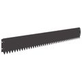 vidaXL Obrubník trávnika 30 ks 103 x 15 cm Oceľ Čierna