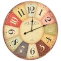 vidaXL Vintage nástenné hodiny 60 cm rôznofarebné