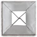 vidaXL Kotviace hroty 12 ks, strieborné 7x7x75 cm, pozinkovaná oceľ