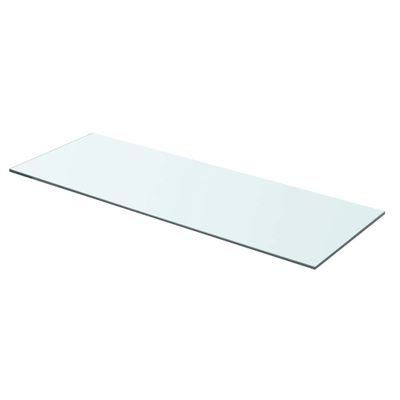 vidaXL Poličkový panel z priehľadného skla, 70x25 cm