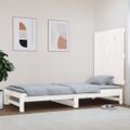 vidaXL Nástenné čelo postele biele 82,5x3x90 cm masívna borovica