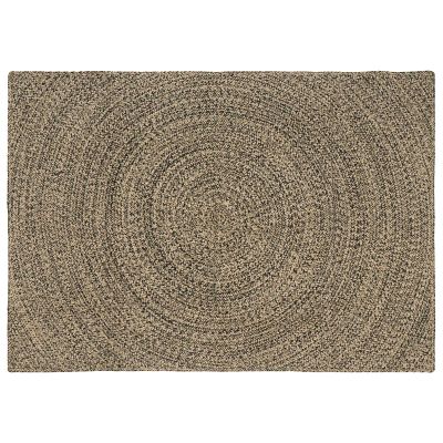 vidaXL Kusové koberce Prírodná a čierna 140 x 200 cm Juta