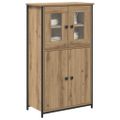 vidaXL Highboard Remeselný dub 62 x 32 x 106,5 cm Kompozitné drevo