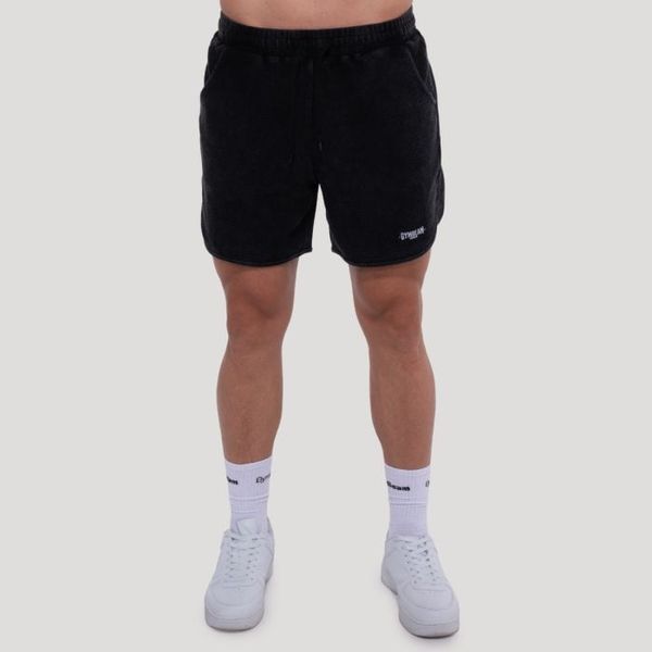 Šortky Persistence Washed Black - GymBeam, veľkosť M