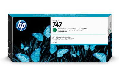 HP 747 300 ml Chromatic Green Ink Cartridge