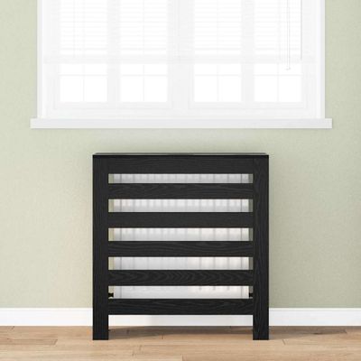 vidaXL Kryt radiátora Čierny dub 78 x 20 x 82 cm Kompozitné drevo