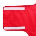vidaXL Pláštenka pre psa s reflexnými prúžkami, polyesterová, červená, 3XL