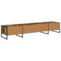 vidaXL TV skrinka 170,5 x 36 x 30,5 cm Dymová dub Kompozitné drevo