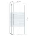 vidaXL Sprchový kút ESG 80x70x180 cm