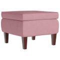 vidaXL Hojdacie kreslo s krídlovým operadlom zamat a masívne drevo