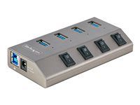 StarTech 4-Port Self-Powered USB-C Hub - 5G4AIBS-USB-HUB-EU