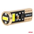 LED CANBUS BULBS T10e W5W 3x2055 SMD Biela 12V/24V AMIO-03720