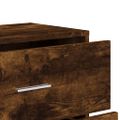 vidaXL Komody 2 ks dymový dub 60x31x84 cm kompozitné drevo