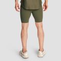 Pánske šortky Combat Olive Grey - GymBeam, veľkosť M