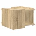 vidaXL Konferenčný stolík Dub sonoma 50,5 x 50 x 33 cm