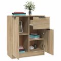 vidaXL Komody 2 ks dub sonoma 60x30x70 cm spracované drevo