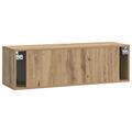 vidaXL Nástenná TV skrinka 98 x 31 x 30 cm Dub artisan