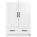 vidaXL Servírovacia skriňa Biela s vysokým leskom 66 x 34,5 x 92 cm
