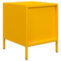 vidaXL Nočné stolíky 2 ks horčicovožlté 35x39x43,5 cm oceľ