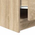 vidaXL konferenčný stolík so zásuvkami dub sonoma 70,5x70x40 cm
