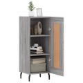 vidaXL Komoda sivý dub sonoma 34,5x34x90 cm spracované drevo