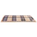 vidaXL Lamelový posteľný rošt so 42 lamelami a 7 zónami 100x200 cm