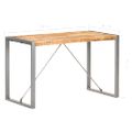 vidaXL Jedálenský stôl 120x60x75 cm masívne mangovníkové drevo