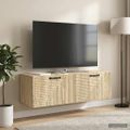 vidaXL Nástenná TV skrinka Dub sonoma 98 x 31 x 30 cm Kompozitné drevo
