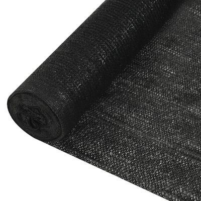 vidaXL Tieniaca sieť čierna 1,5x50 m HDPE 195 g/m²