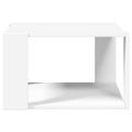 vidaXL Konferenčný stolík biely 51,5x51,5x30 cm, umelé drevo